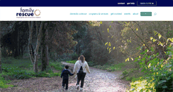 Desktop Screenshot of familyrescueinc.org