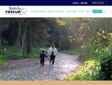 Tablet Screenshot of familyrescueinc.org
